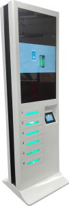 Handy Ladeautomat für öffentliche Bereiche mit Bildschirm Münzeinwurf